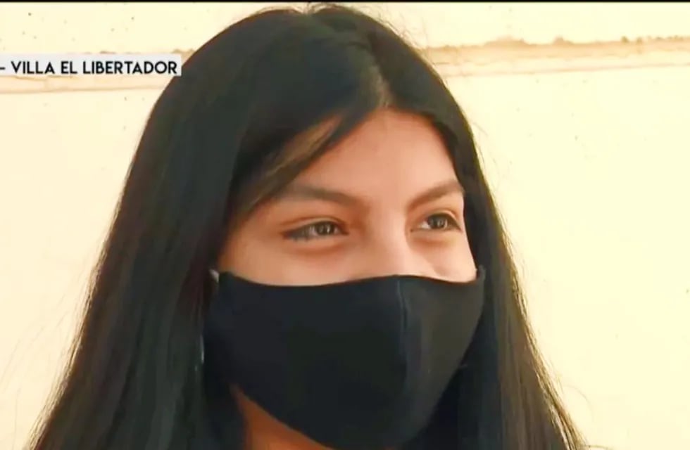 Agustina, la nena que recibió un balazo en la cara en un enfrentamiento de barras en Villa El Libertador.