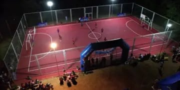 Inauguraron un nuevo playón deportivo en la ciudad de Montecarlo