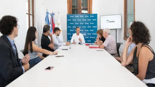 Reunión con el intendente de Paraná