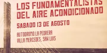 Los Fundamentalistas del Aire Acondicionado anunciaron un show en San Luis