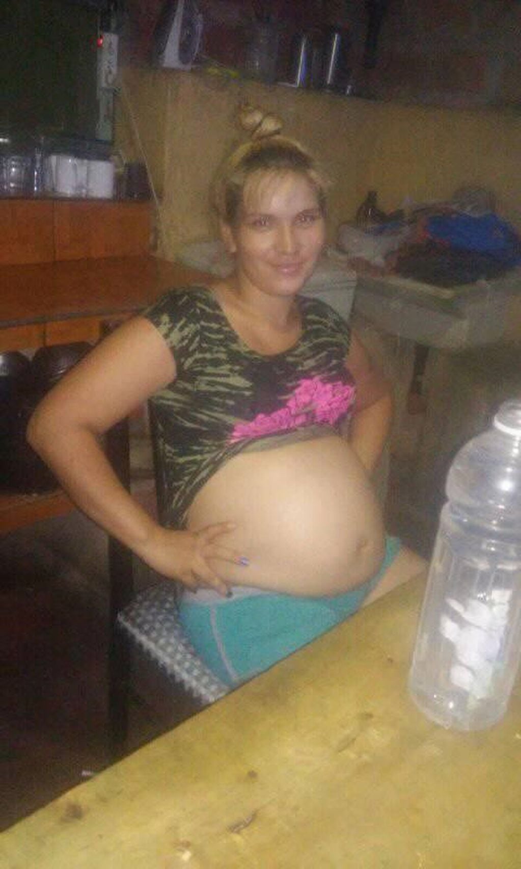 Yamila fue madre en mayo. En su perfil de Facebook mostraba su panza con alegría.