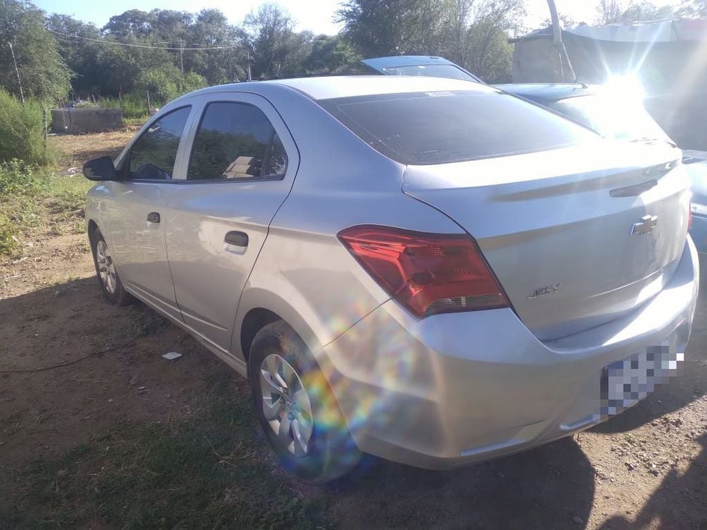 Chevrolet Onix recuperado en Córdoba.