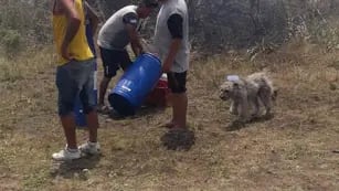 Un incendio de pastizales obligó a evacuar un vacunatorio