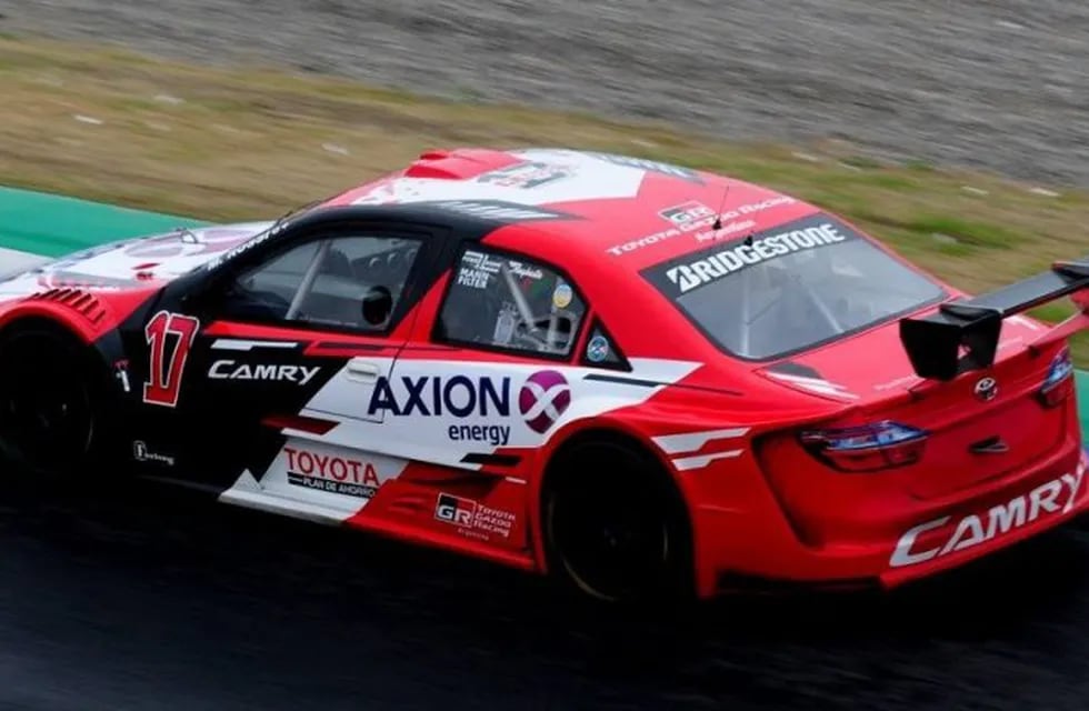 Matías Rossi (Toyota), en acción durante la fecha doble del Top Race en Termas, 7 y 8 de julio 2018.