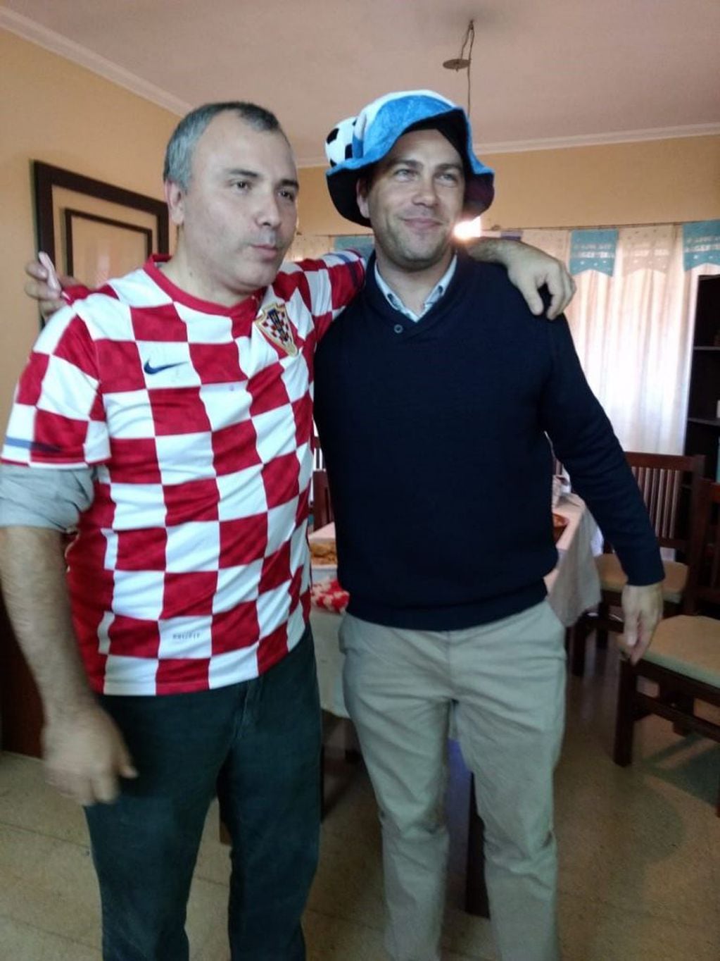 Argentina-Croacia en la casa de una familia croata en Córdoba.