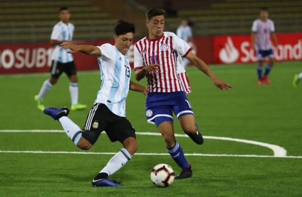 Argentina y Paraguay igualaron 2-2 por el Sudamericano Sub 17. Twitter/90enelearea