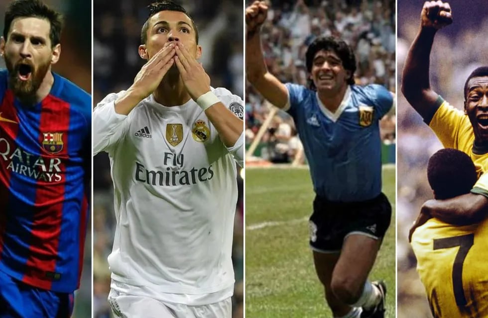 Messi, Cristiano, Maradona y Pelé están entre los 10 mejores de la historia, según el estudio del matemático de Oxford.