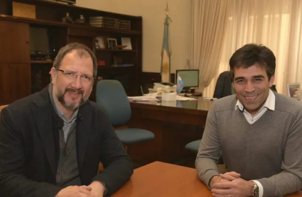 Dr. Facundo López y Lic. Fabián Perechodnik reunidos