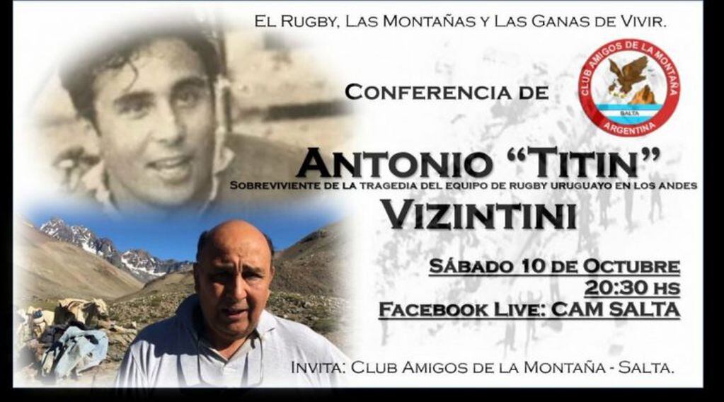 Sobreviviente de la Tragedia de los Andes dará una charla para los salteños (Profesional FM)
