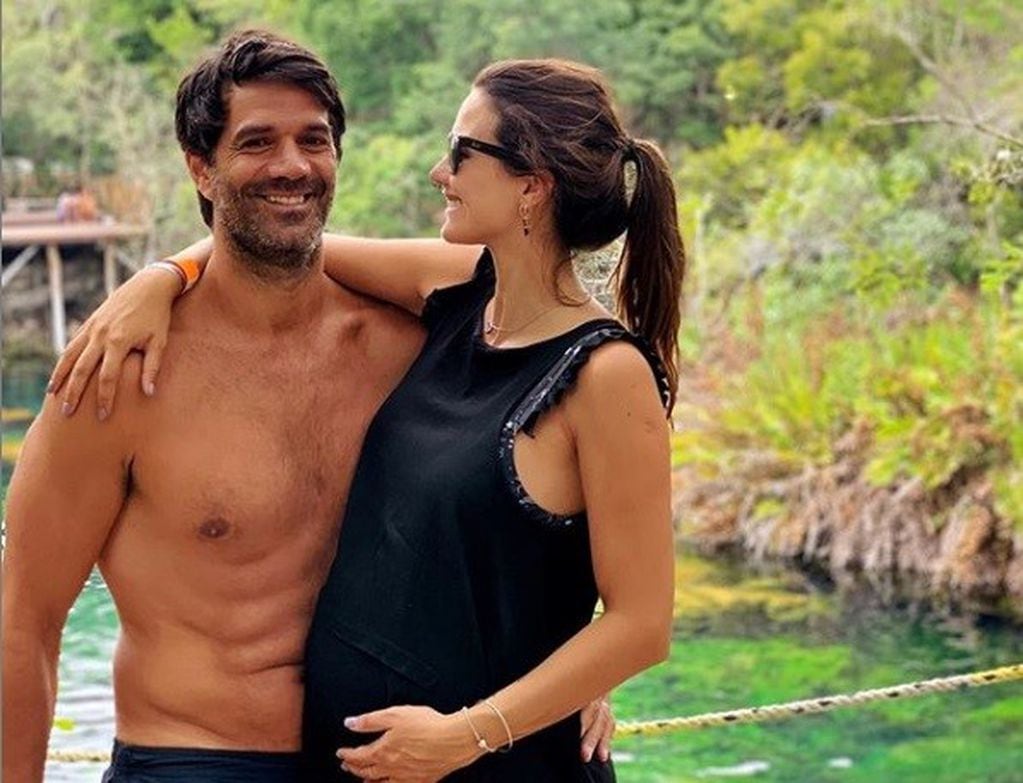 Luli Fernández junto a su esposo (Instagram)