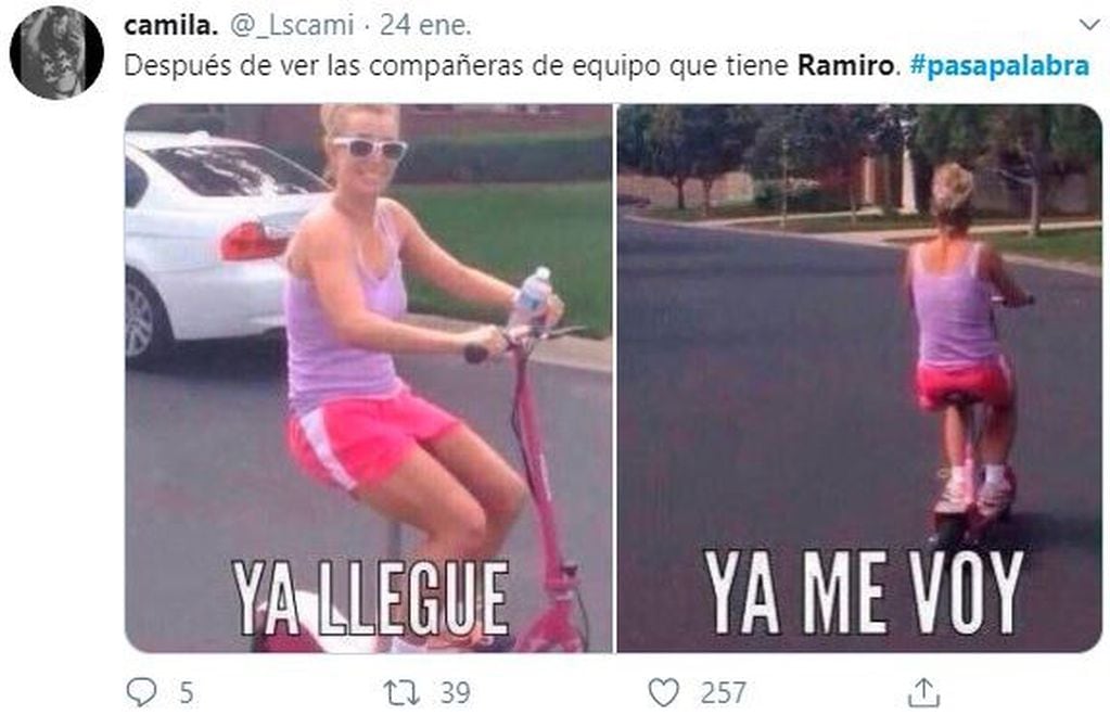 Memes sobre Ramiro de Pasapalabra (Foto:twitter)