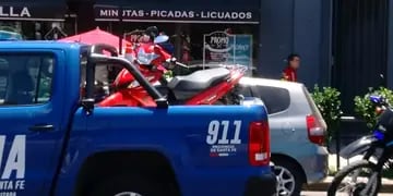 Detuvieron a un presunto motochorro frente a la Terminal de Ómnibus de Rosario