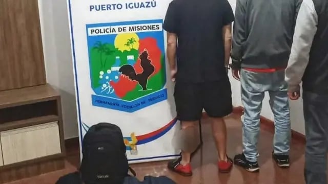 Dos detenidos tras robos a hoteles y comercios en Puerto Iguazú