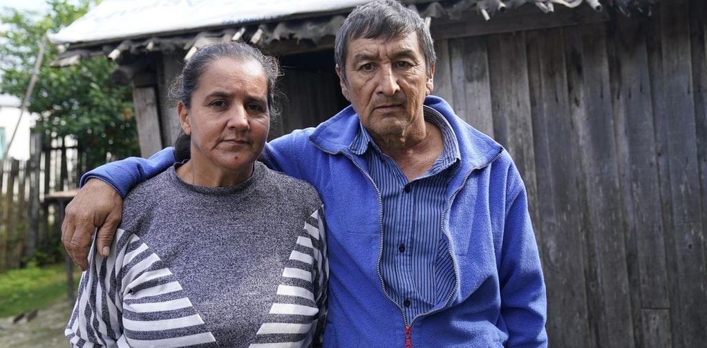 Corrientes. María y José, los padres de Loan.