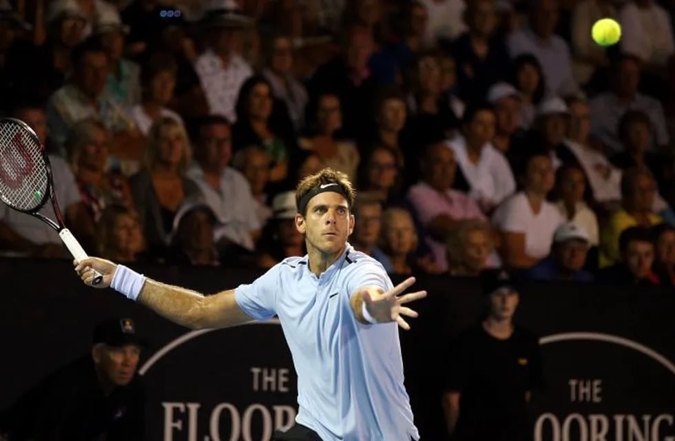 Juan Martín Del Potro disputará la final del ATP 250 de Auckland ante el español Bautista Agut. / AFP PHOTO / MICHAEL BRADLEY