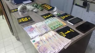 La Policía incautó la droga y una importante suma de dinero