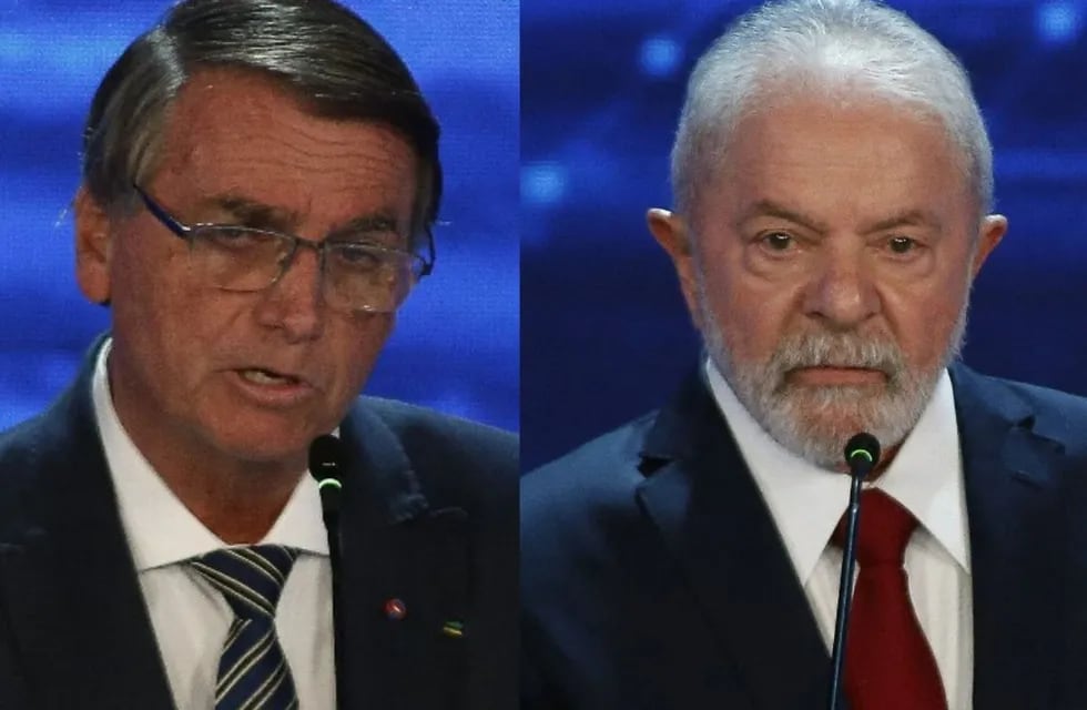 Jair Bolsonaro y Lula Da Silva, los principales candidatos a ganar las elecciones en Brasil. Foto: Los Andes.