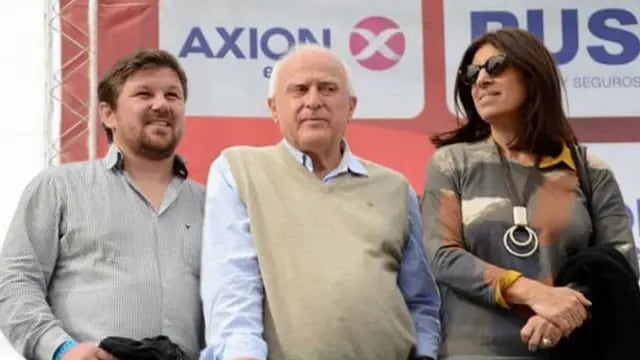 Pablo Pinotti, Miguel Lifschitz y Clara García