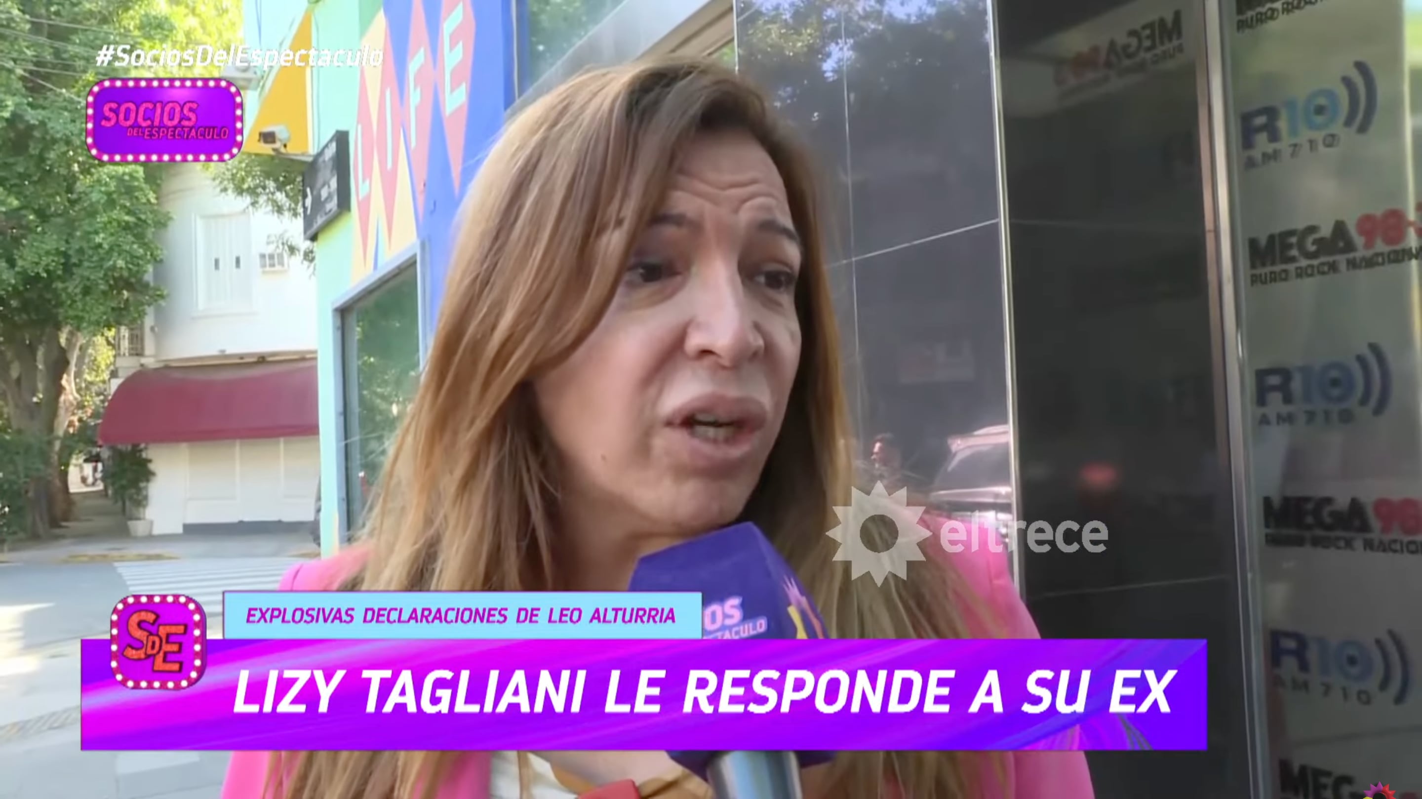 Lizy Tagliani, en díalogo con "Socios del espectáculo", le respondió a su ex, Leo Alturria. (Foto: captura de pantalla de eltrece)