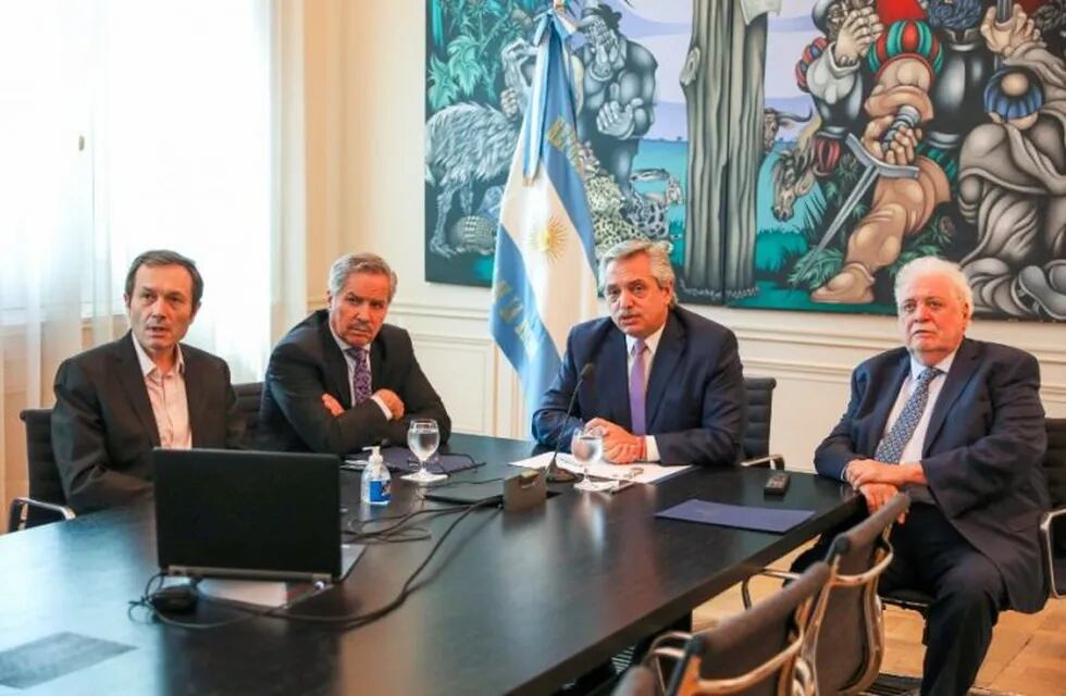 Alberto Fernández habló con sus pares de la región sobre el coronavirus. (Presidencia de la Nación)