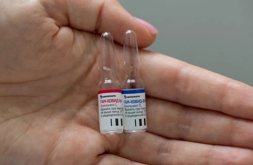 Dosis de la vacuna rusa contra el coronavirus. (EFE)