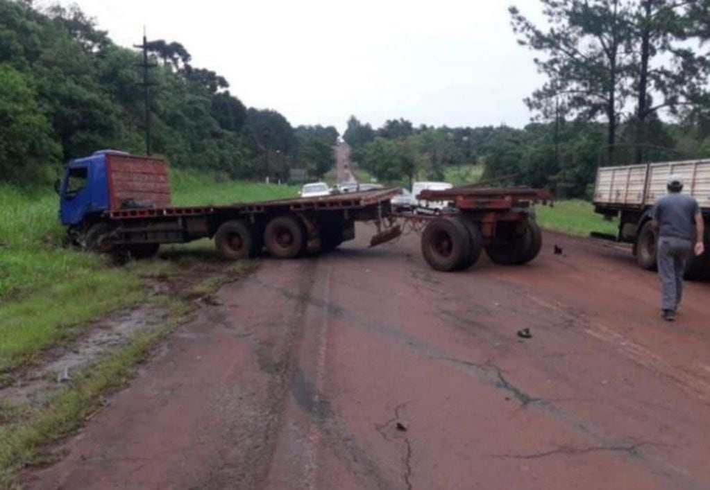 Accidente fatal sobre la Ruta 17. (Foto: Misiones Online)