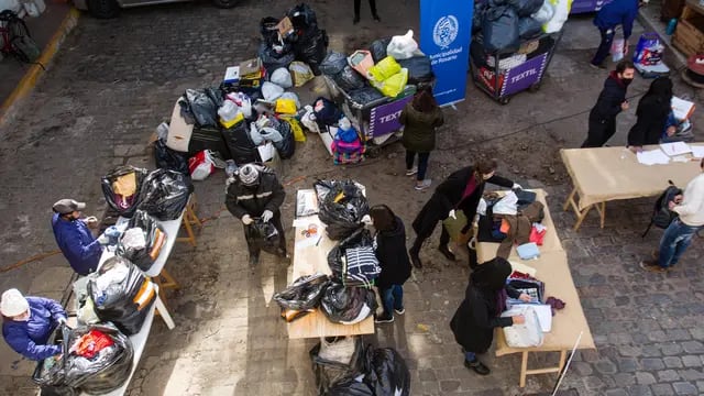 Donaron 3.579 kilos de ropa en desuso en Rosario