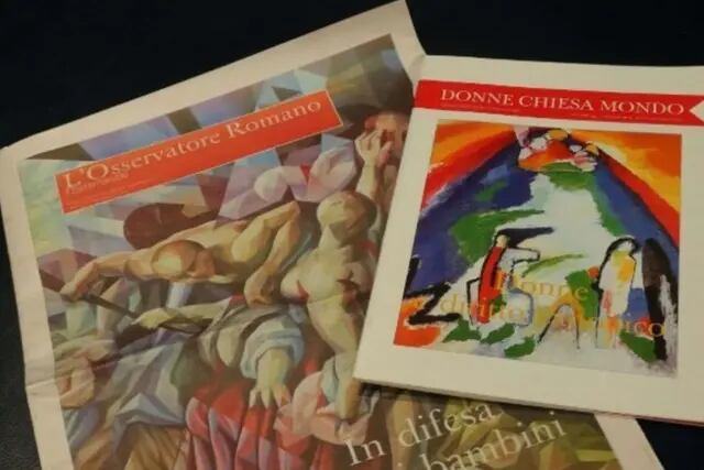"Donne, Chiesa, Mondo" (Mujer, Iglesia y Mundo), la revista que distribuye el Vaticano. 