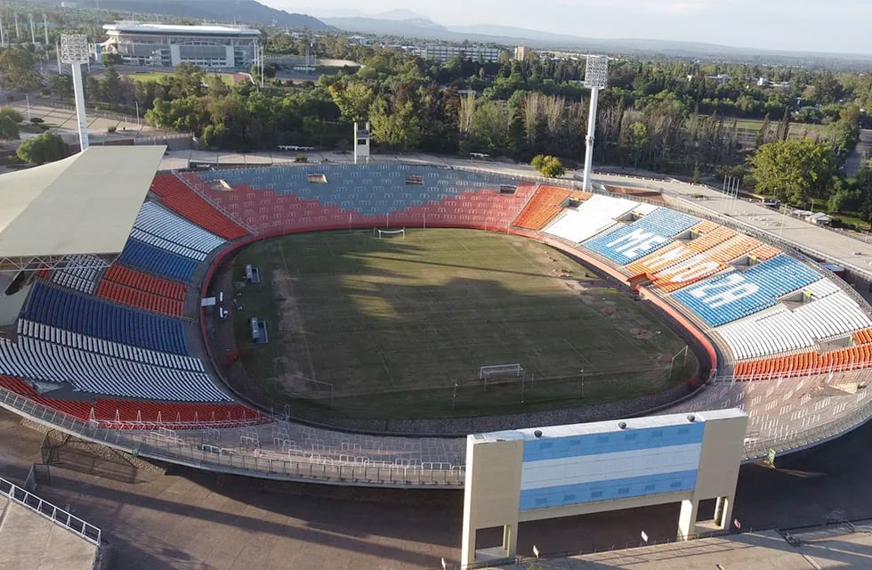 Estadio Malvinas Argentinas será sede del partido Estudiantes vs Independiente. Foto: Marcelo Rolland / Los Andes