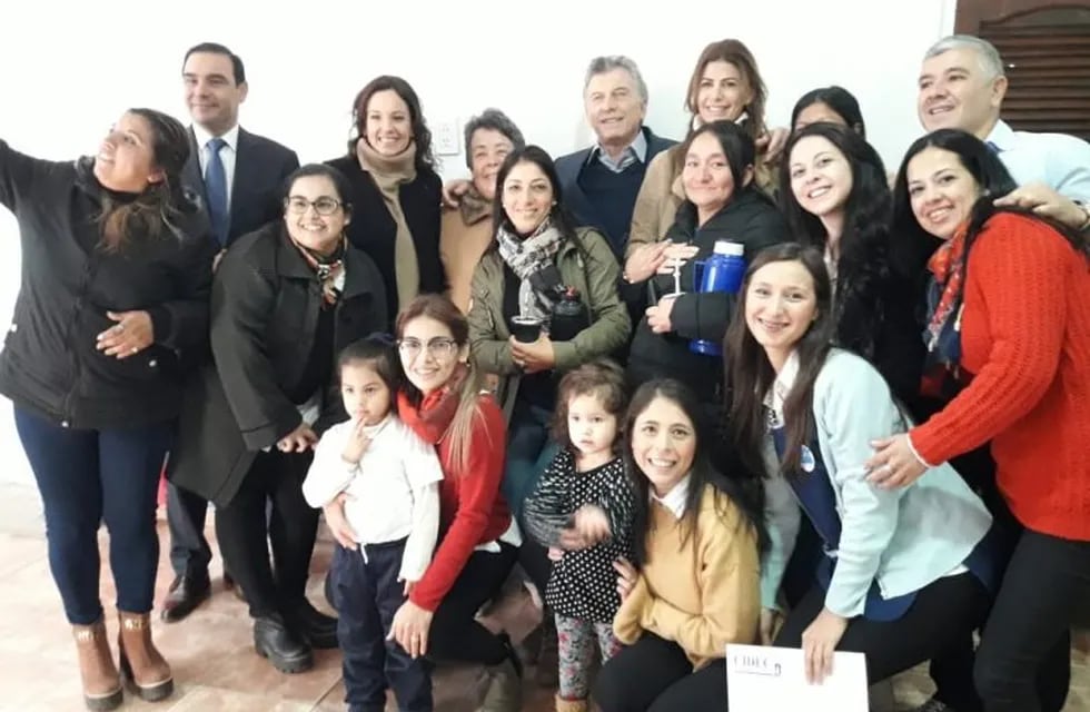 Mauricio Macri visitó a emprendedoras correntinas