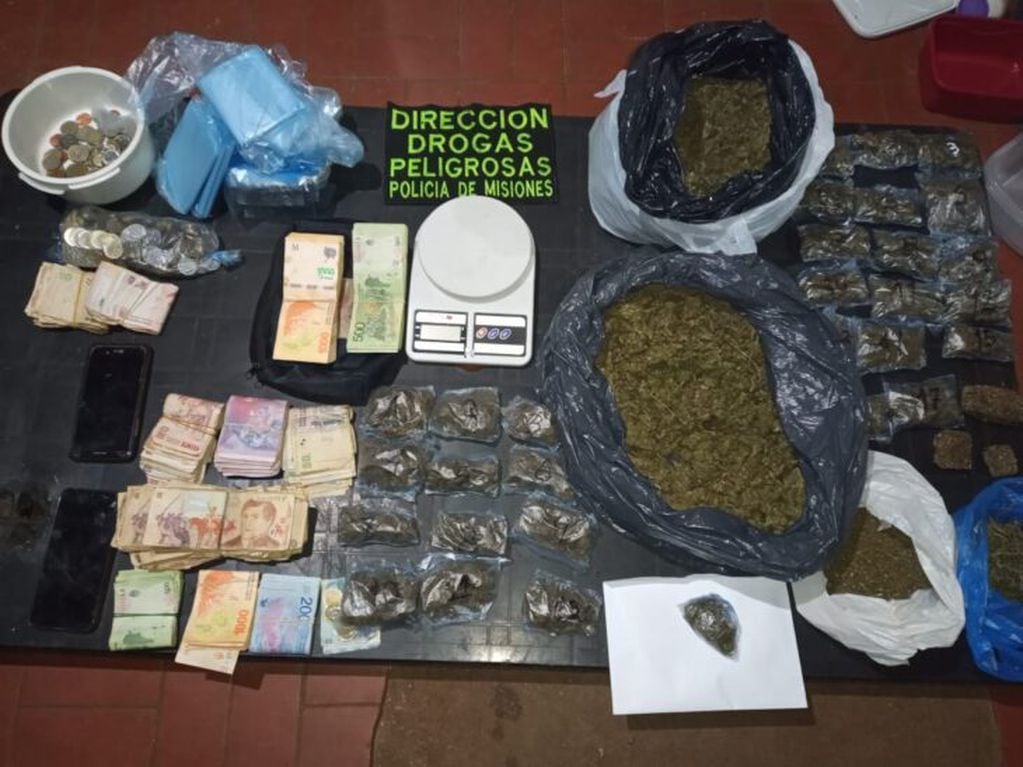 Golpe al narcotráfico: desbaratan kiosco narco en Posadas.