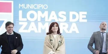 Cristina Fernández de Kirchner en Lomas de Zamora.
