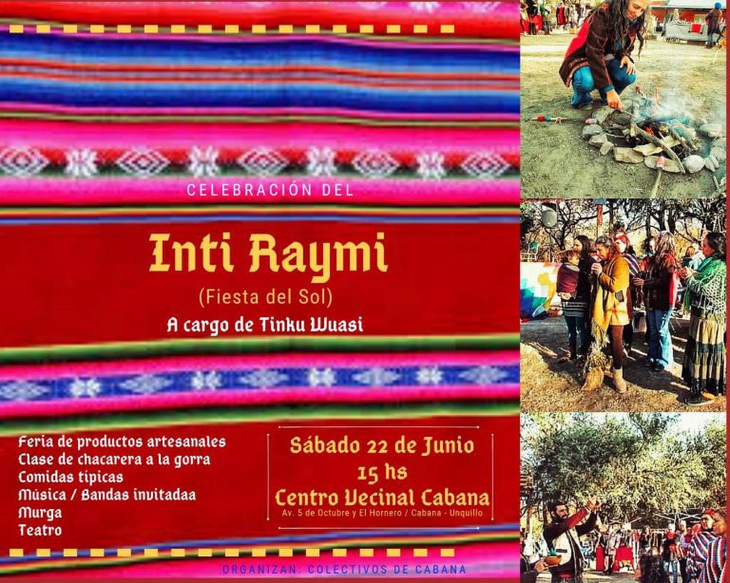 Celebración Inti Raymi en Sierras Chicas.