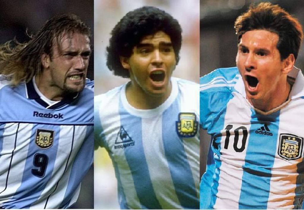 Lionel Messi quiere sacarle un nuevo récord a Gabriel Batistuta y Diego Maradona. 