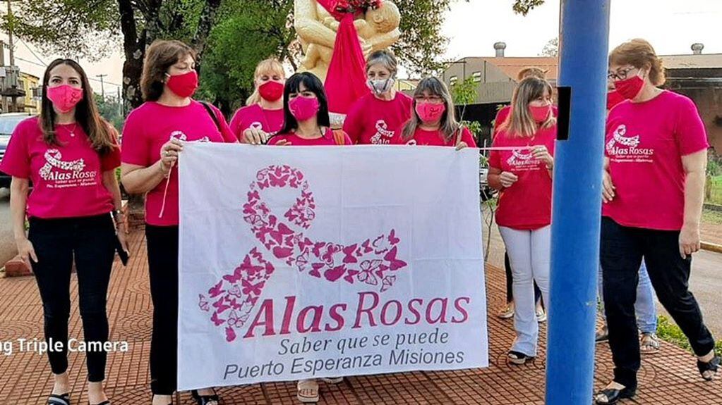 Puerto Esperanza: inaugurarán un monumento a la concientización contra el cáncer de mama