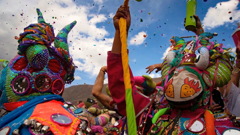El carnaval de la Quebrada de Humahuaca es uno de los principales atractivos turísticos de los veranos en Jujuy.