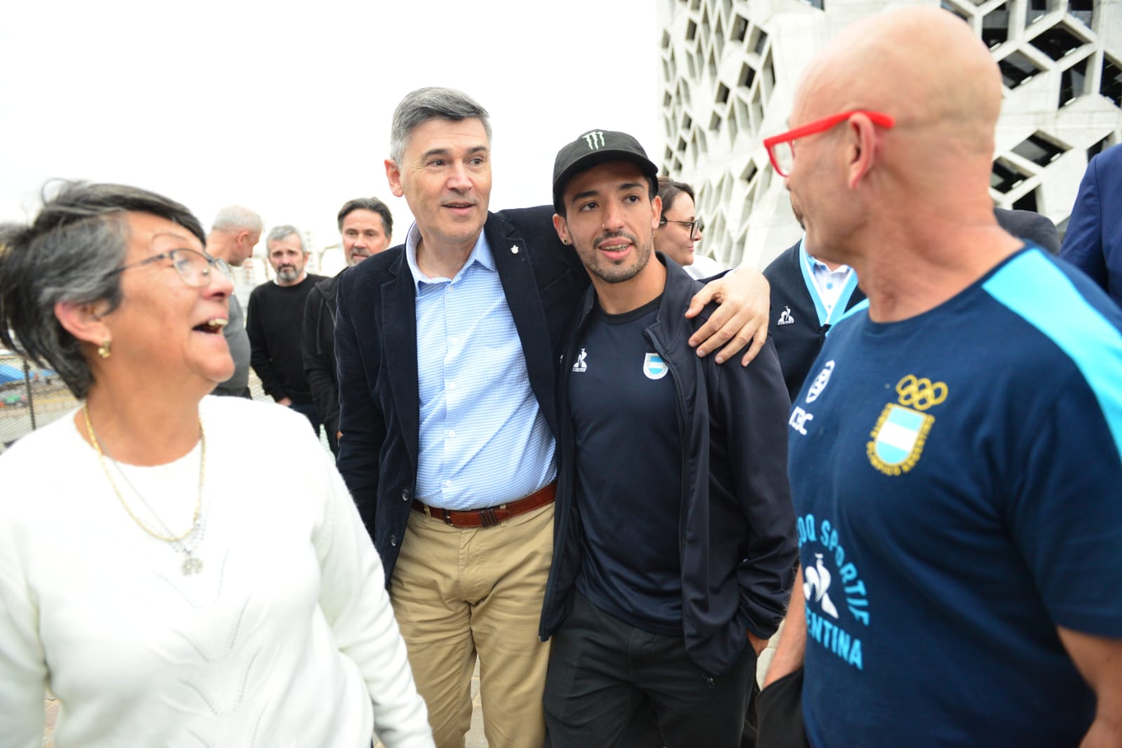 El medallista olímpico fue recibido en la Casa de Gobierno de Córdoba.