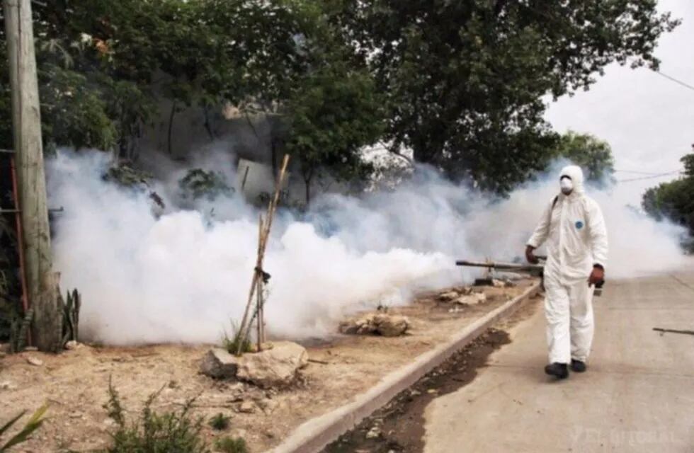 Fumigaciones contra el Dengue.