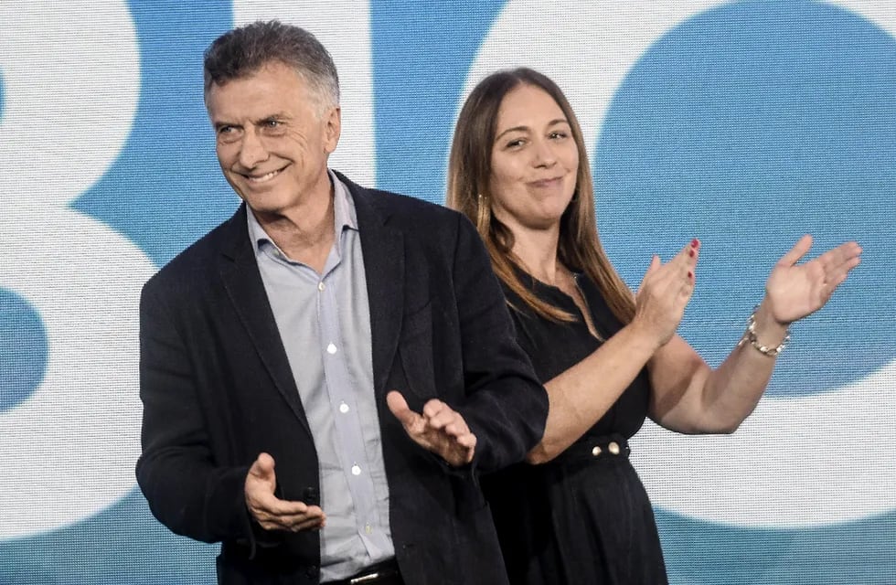 Mauricio Macri y María Eugenia Vidal. (Federico López Claro)