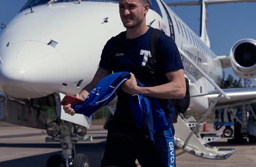 Francisco Pizzini levanta vuelo en Talleres. Anotó ante Aldosivi su segundo gol desde que llegó como refuerzo (Foto: Prensa Talleres).