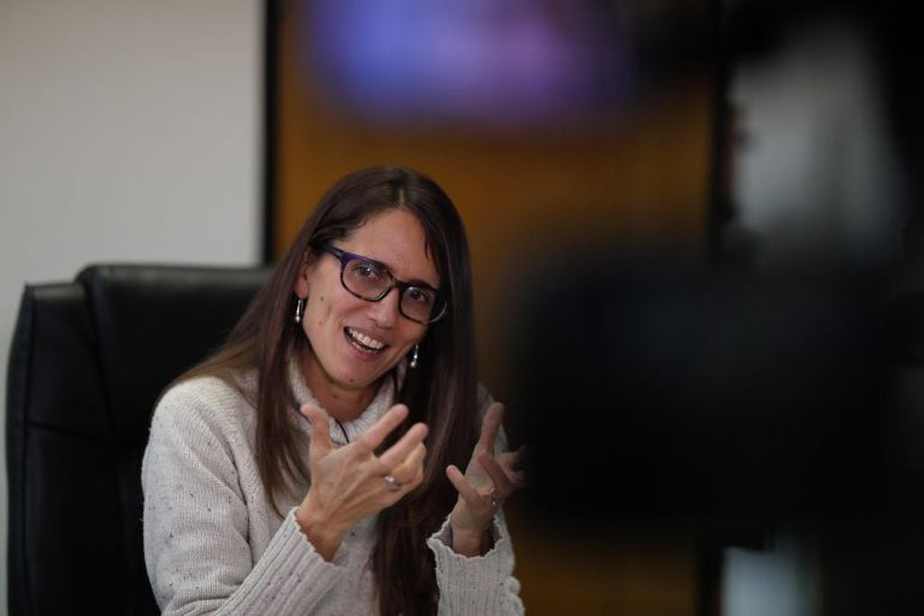 La Ministra de la Mujeres de Argentina, Elizabeth Gómez Alcorta (Foto: EFE/Juan Ignacio Roncoroni)
