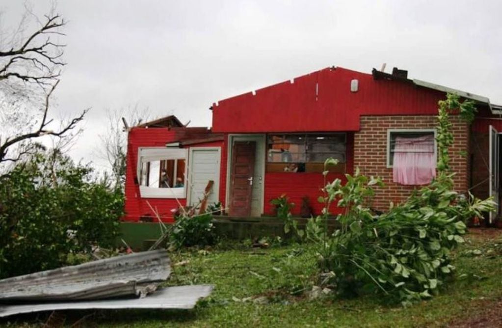Un temporal destruyó el municipio de Caá Yarí. (Foto: Misiones Online)