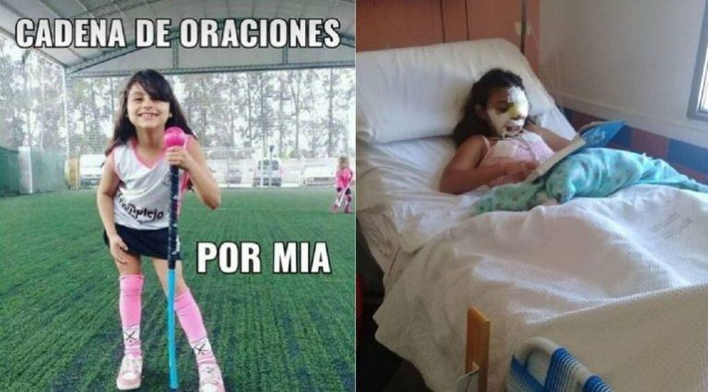 Mía es de Paraná y fue atacada por un perro.