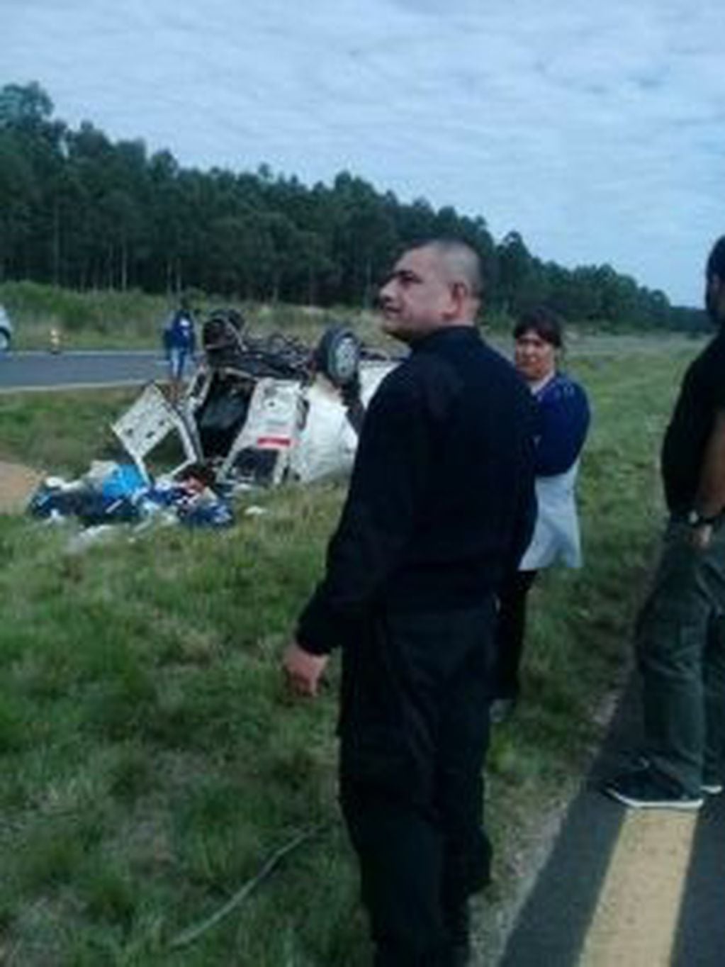 Accidente en la Ruta Nacional Nº117 Km 491 cerca de Paso de los Libres.