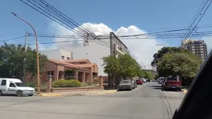 Incendio en las cercanías de Carlos Paz