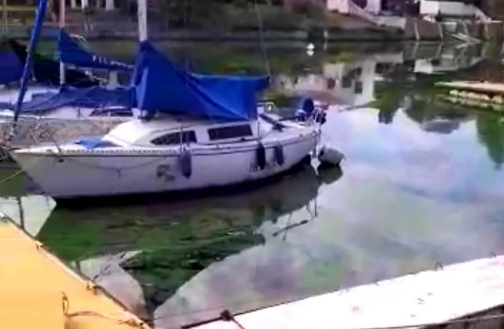 Video viral del estado del lago San Roque en Villa Carlos Paz.