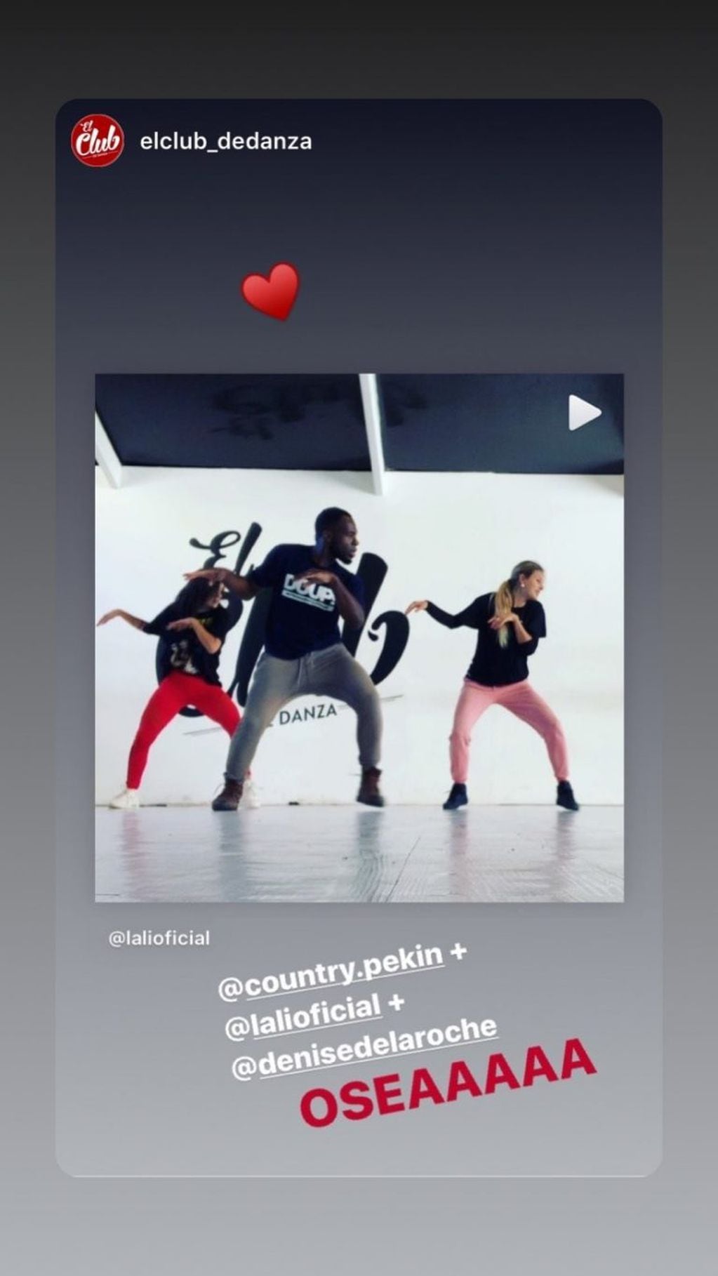 Lali Espósito estuvo practicando danza afro (Foto: Instagram/ Lalioficial)