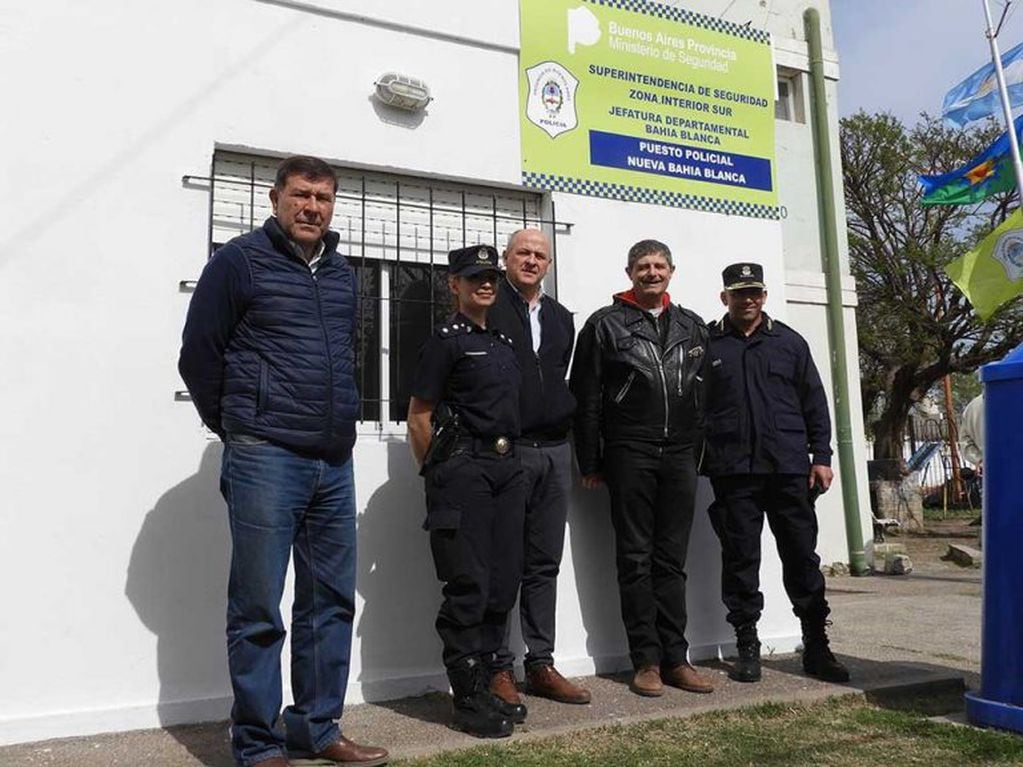 Inauguración puesto policial Nueva Bahía Blanca