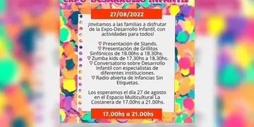 Primera Expo Municipal de Desarrollo Infantil en Posadas