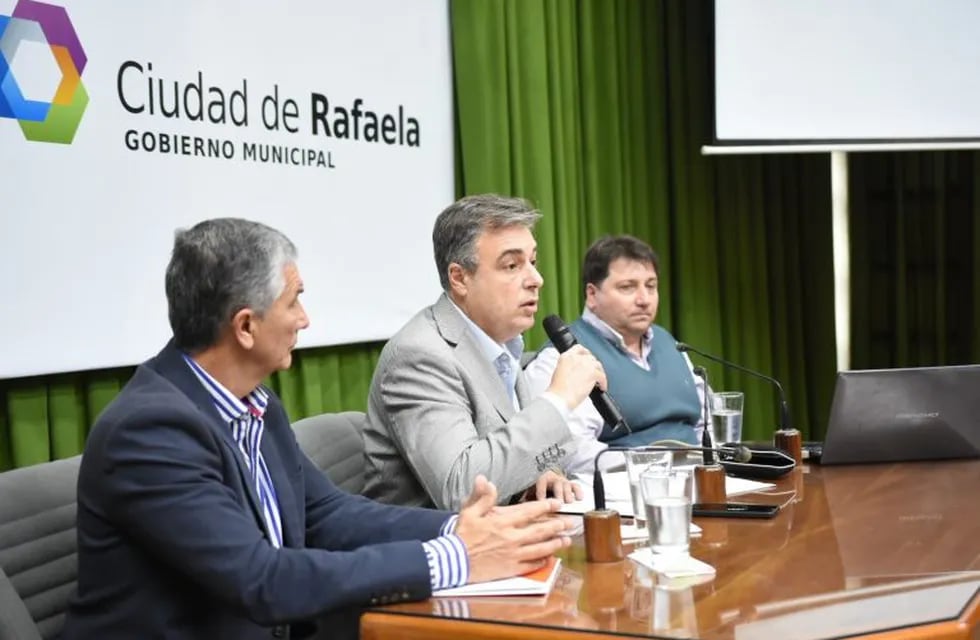 La presentación del Relevamiento Socioeconómico 2019 se realizó este martes en el Salón Verde del Palacio Municipal (Prensa Municipalidad de Rafaela)